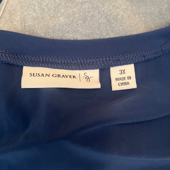 SUSAN GRAVER TOP WOTH SHAWL - Picture 4 of 11